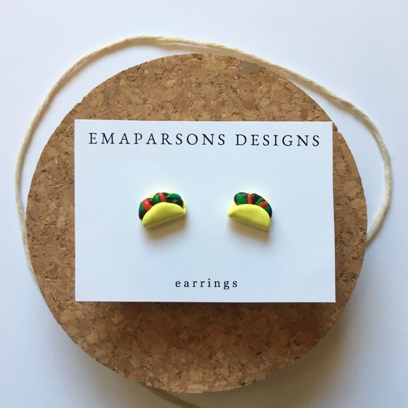 emaparsons designs Jewelry - Taco Earrings 🌮